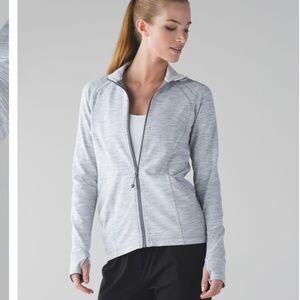 Lululemon heather grey Sunshine Salutation Jacket